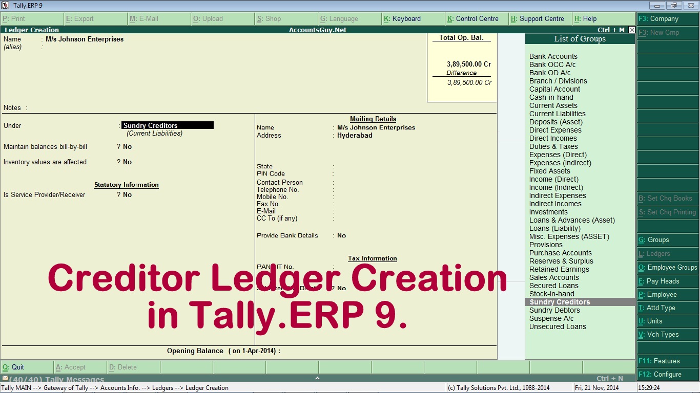 how-to-create-a-creditor-ledger-account-in-tally-erp-9-accountsguy