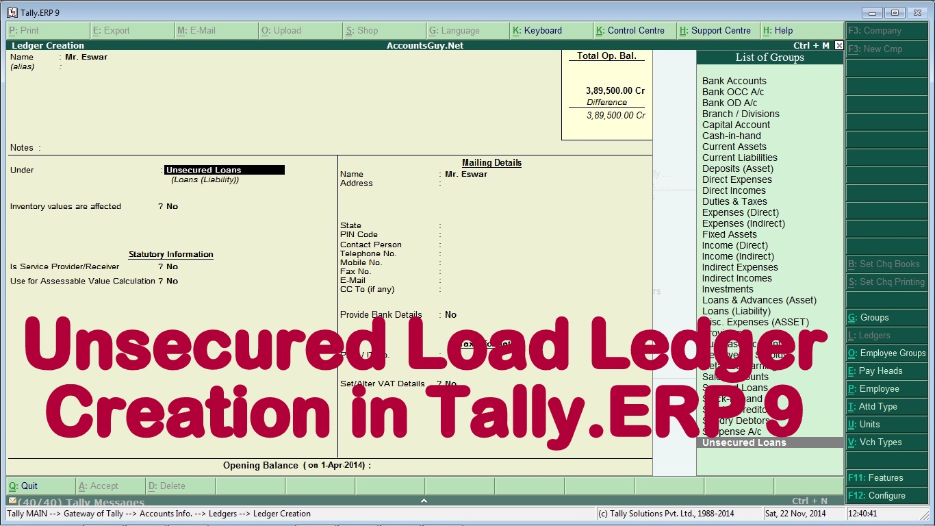 how-to-create-an-unsecured-loan-ledger-account-in-tally-erp-9